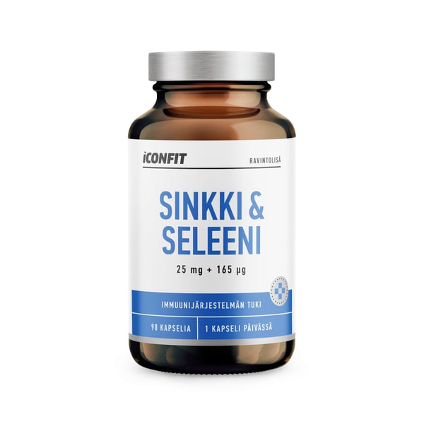 ICONFIT Zinc + Selenium, N90 — Sinkki- ja seleenikapselit