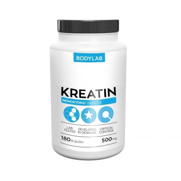 Kreatiinimonohydraattitabletti 500 mg, Bodylab 180 tabl.