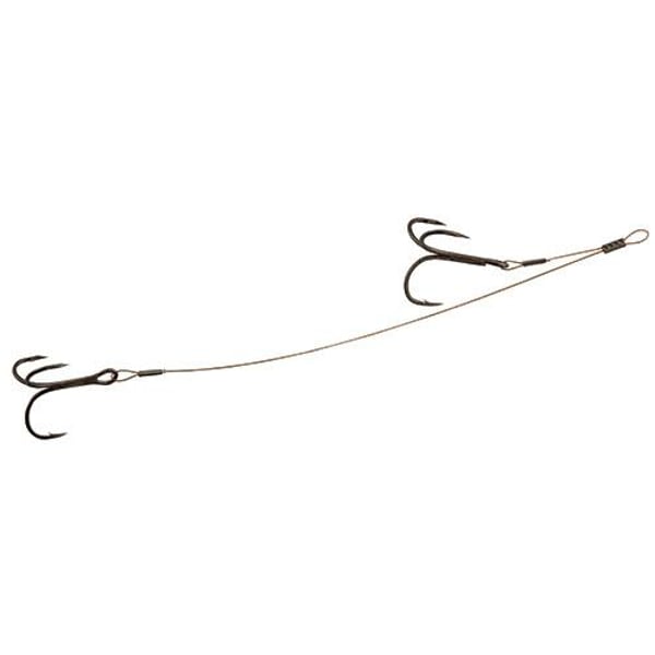 RAGE 49 strand double stinger 6kg / 10cm,5cm / size 6&8 x 2pcs