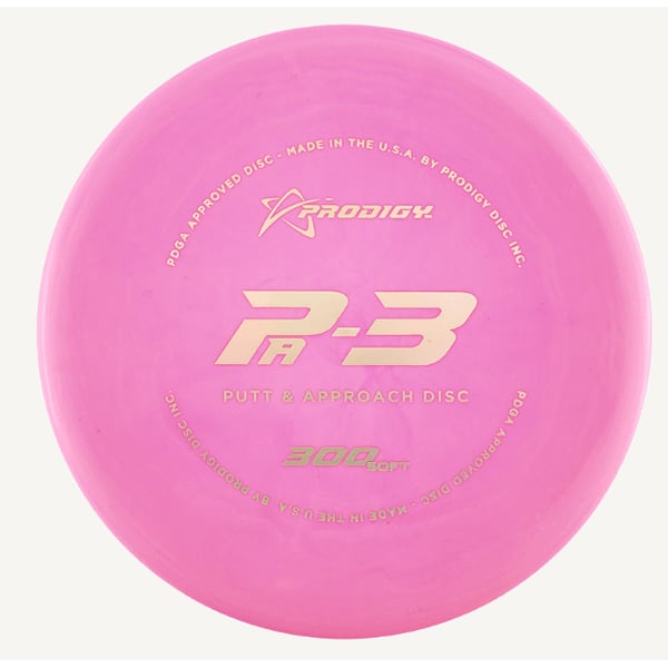 Prodigy Disc PA-3 300 soft Putteri Frisbeegolfkiekko, pinkki