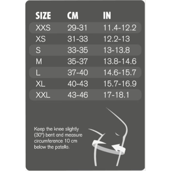 Rehband RX Polvituki 5 mm, musta