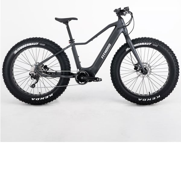 **VALMIIKSI KASATTU**FitNord Rumble 500 Sähköfatbike G2, musta, 43CM (Akku 720wh)