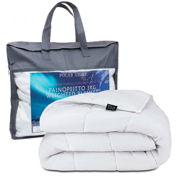 Lasten painopeitto 3 kg, puuvilla, Polar Night (100x150 cm)