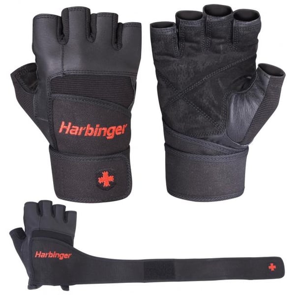 Treenihanskat rannetuella, Harbinger Pro WristWrap