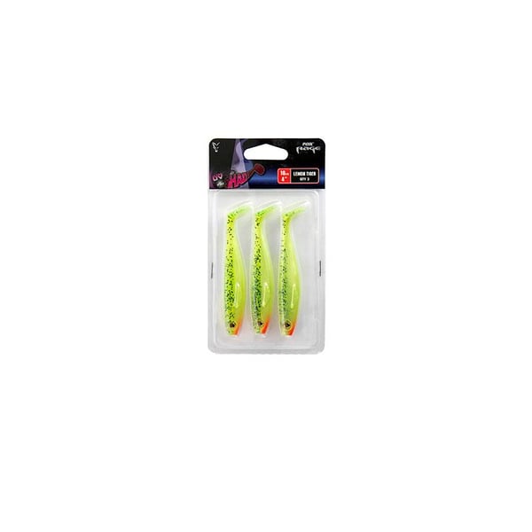Rage Pro Shad 10cm / 4" UV Lemontiger x 3pcs