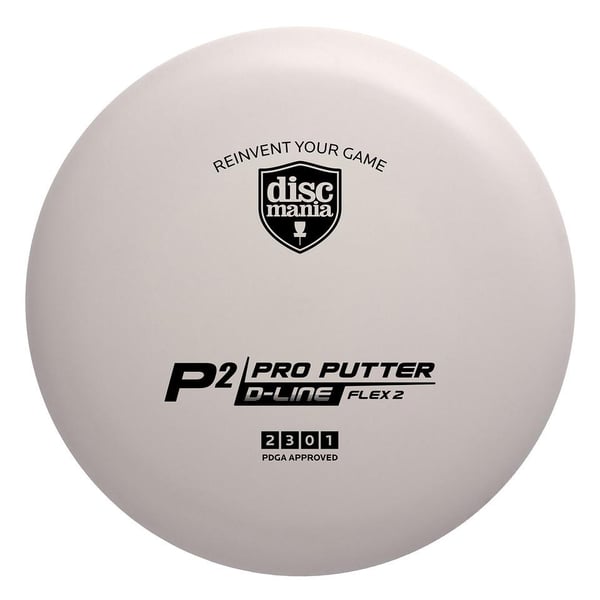 Discmania D-line P2 (Flex 2) Putteri Frisbeegolfkiekko, valkoinen