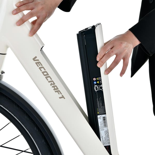 Vecocraft LUNA 2.0 Sähköpyörä 360 Wh, valkoinen