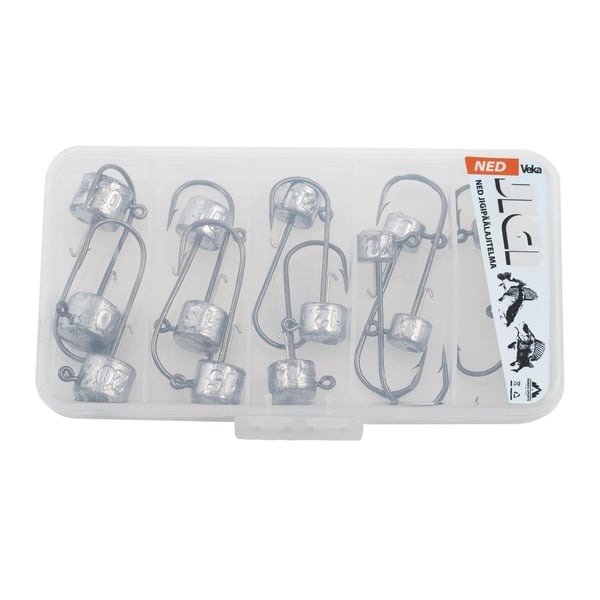 VEKA NED Kuha Jigipäälajitelma, 7-20 g / 15 kpl