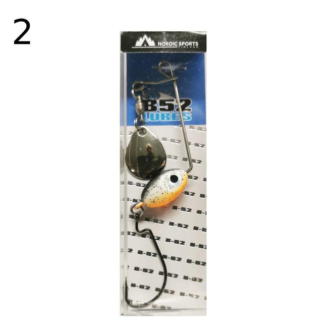 B52 Spinner Chatty Offset 10g Lippaviehe #2 — B52 Lures