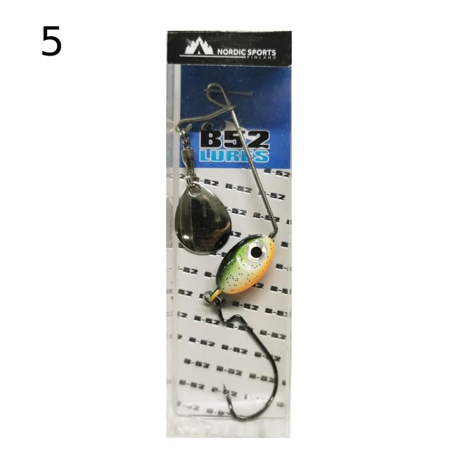 B52 Spinner Chatty Offset 10g Lippaviehe #5 — B52 Lures