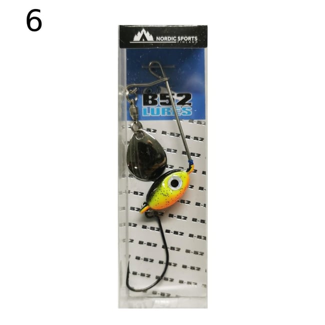 B52 Spinner Chatty Offset 10g Lippaviehe #6 — B52 Lures