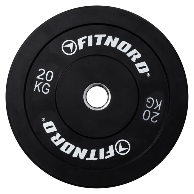 FitNord Bumper Black Levypaino 20 kg — FitNord