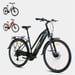 FitNord Ava 300 Sähköpyörä 2024, musta (720 Wh tehoakku) 2