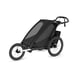 Lastenkuljetusperäkärry THULE Chariot Sport 2, single musta 3