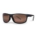 Fox Sunglasses Matt Black Wrap Brown Lens 1