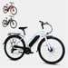 FitNord Ava 200 Sähköpyörä, valkoinen (540 Wh akku)