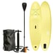 FitNord Aqua Lite SUP-lautasetti, keltainen (kantavuus 110 kg) 2025