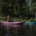 FitNord Seal One ilmatäytteinen kajakki, tummanvioletti (1-istuttava) 2025