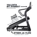 **OUTLET TAMPERE** FitNord Mountains 1000 Juoksumatto *VOITELUVAPAA*