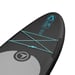 FitNord Aqua 330 SUP-lautasetti, musta (kantavuus 150 kg) 2025