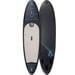 FitNord Aqua 330 SUP-lautasetti, musta (kantavuus 150 kg, alumiinimela) 2020-24
