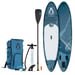 FitNord Aqua 330 SUP-lautasetti, KEMI (valko-musta), lasikuitumelalla, G2