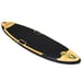 FitNord Aqua Leaf 340 SUP-lautasetti, Nordkapp (musta-keltainen), lasikuitumelalla, G2