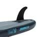FitNord Aqua Lite SUP-lautasetti, Åbo (musta-turkoosi), alumiinimelalla, G2