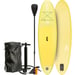 FitNord Aqua Lite SUP-lautasetti, keltainen (kantavuus 110 kg)