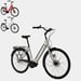 FitNord Classic 300 Sähköpyörä 2024, hopea (489,6 Wh akku)