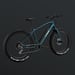 FitNord Rumble 300 Sähköfatbike 2024, sininen (720 Wh tehoakku)