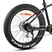 FitNord Rumble 500 Sähköfatbike, musta (720 Wh tehoakku)