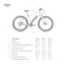 FitNord Rumble 300 Sähköfatbike 2024, sininen (720 Wh tehoakku)
