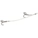 RAGE 49 strand double stinger 6kg / 10cm,5cm / size 6&8 x 2pcs