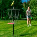 Frisbeegolf Aloittelijan pelisetti kolmelle  (kori + 9 kiekkoa)
