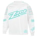 Zone MONSTER Salibandymaalivahdin paita XXL white/light turquoise