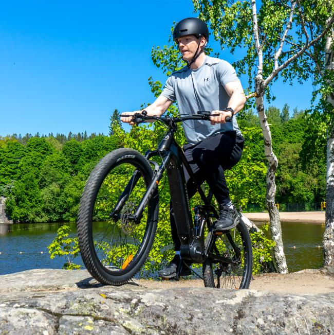 FitNord Ranger 700FS Täysjousto sähkömaastopyörä 2023, minttu (720 Wh tehoakku)