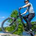 FitNord Ranger 700FS Täysjousto sähkömaastopyörä 2023, minttu (720 Wh tehoakku)
