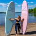 FitNord Aqua Lite SUP-lautasetti 2023, vaaleanpunainen (kantavuus 110 kg)