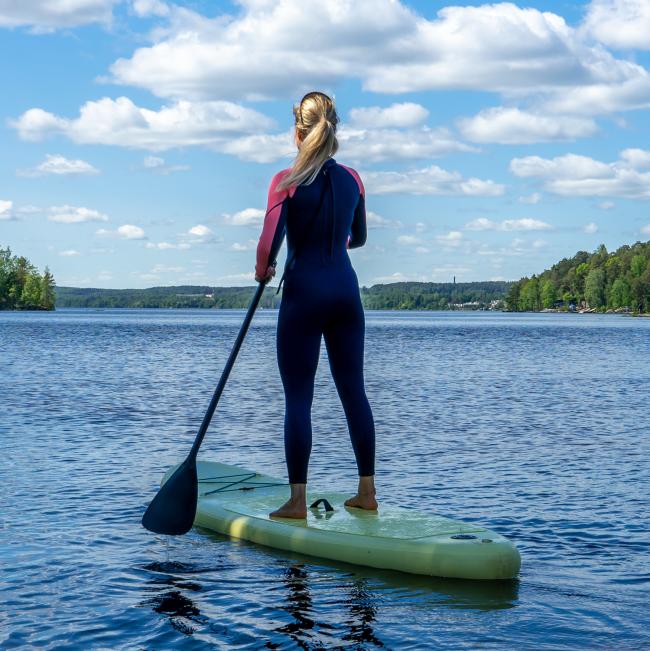 FitNord Aqua Lite SUP-lautasetti, keltainen (kantavuus 110 kg)