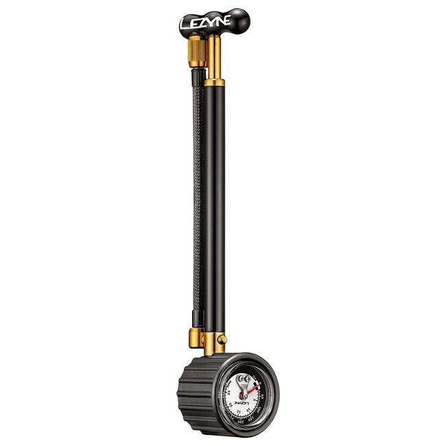 Iskari/ korkeapainepumppu LEZYNE, Shock Drive, alumiini, musta, HP (400 psi)