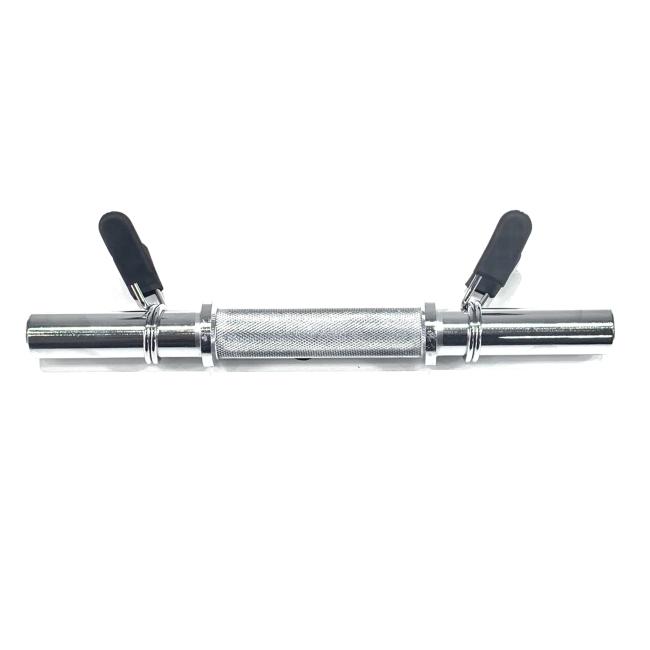 FitNord Käsipainotanko Jousilukolla 30 mm levypainoille