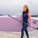 FitNord Aqua Leaf 340 SUP-lautasetti 2023, pinkki (kantavuus 200 kg, lasikuitumela)