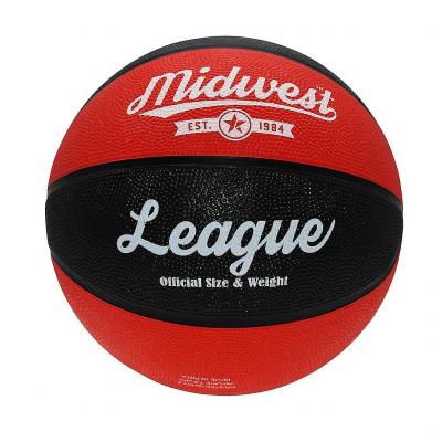 Midwest League Koripallo, koko 5 (puna-musta)