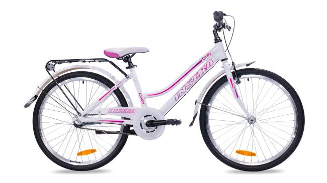 Insera Cindy Polkupyörä 24" 3-V Runko 35 cm (Ajajan pituus : 125 – 150 cm)