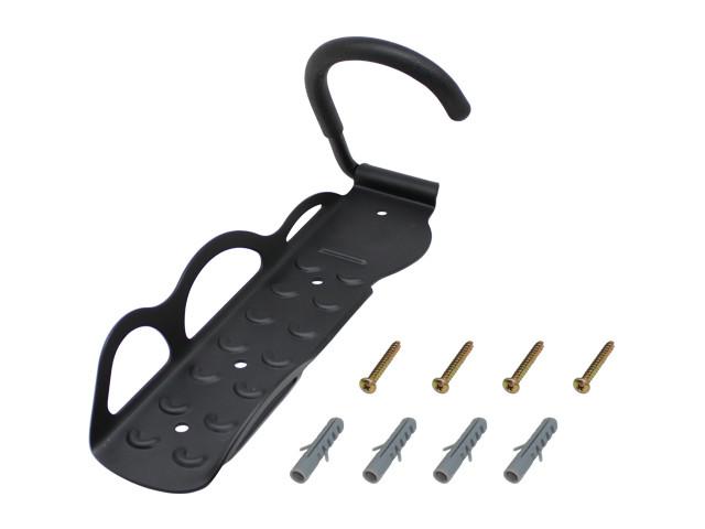 Seinäkoukku CAVO, pystysuora, musta