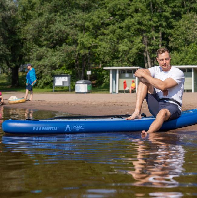 FitNord Aqua 300 SUP-lautasetti 2023, sininen (kantavuus 120 kg)