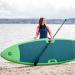 FitNord Aqua Leaf 340 SUP-lautasetti 2023, vihreä (kantavuus 200 kg, lasikuitumela)