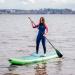 FitNord Aqua Leaf 340 SUP-lautasetti 2023, vihreä (kantavuus 200 kg, lasikuitumela)