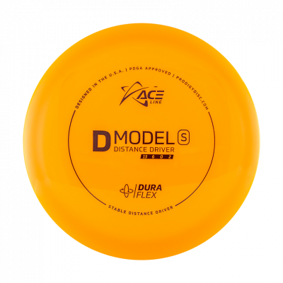 Prodigy Disc ACE Line D Model S DuraFlex Pituusdraiveri Frisbeegolfkiekko, oranssi